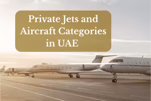 Types of Private Jets and Aircraft Categories in UAE